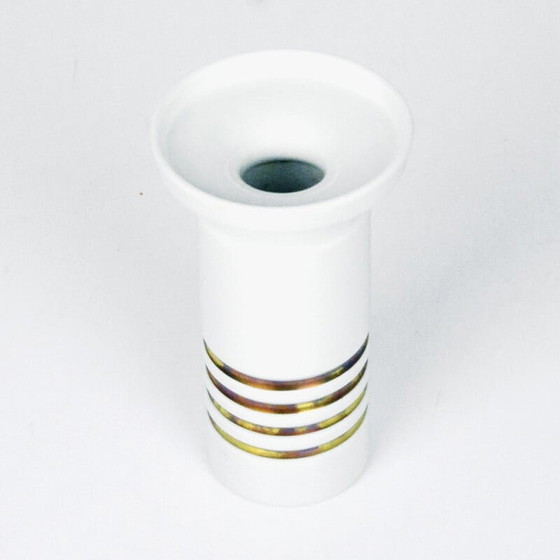 Image 1 of Vintage hollywood regency porcelain vase by Wallendorf, Germany 1970s