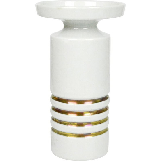 Image 1 of Vintage hollywood regency porcelain vase by Wallendorf, Germany 1970s