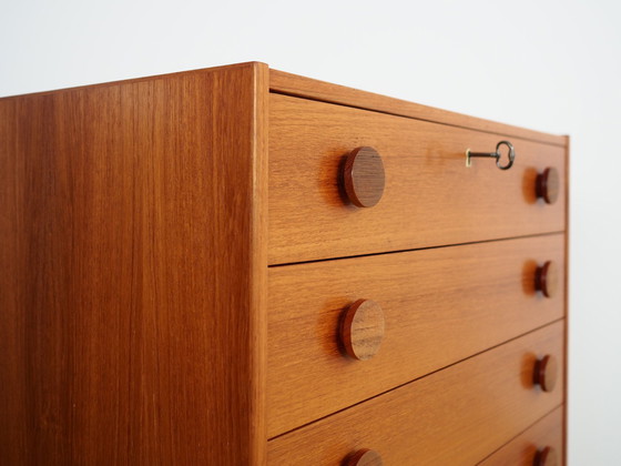 Image 1 of Teak Chest Of Drawers, Danish Design, 1960S, Production: Denmark