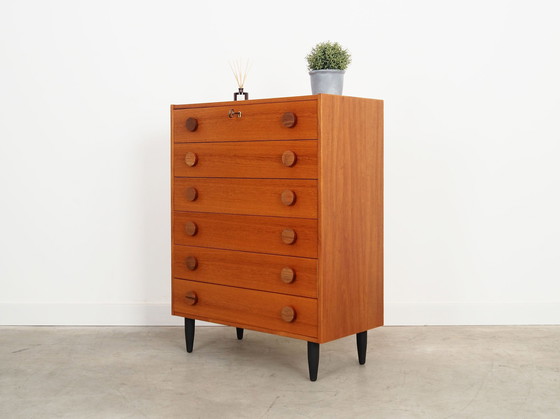 Image 1 of Teak Chest Of Drawers, Danish Design, 1960S, Production: Denmark