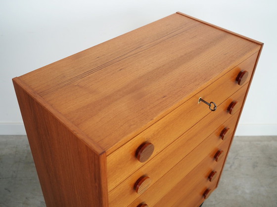 Image 1 of Teak Chest Of Drawers, Danish Design, 1960S, Production: Denmark