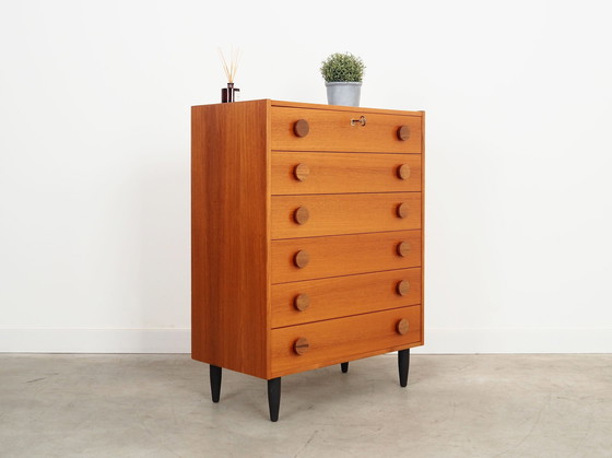 Image 1 of Teak Chest Of Drawers, Danish Design, 1960S, Production: Denmark