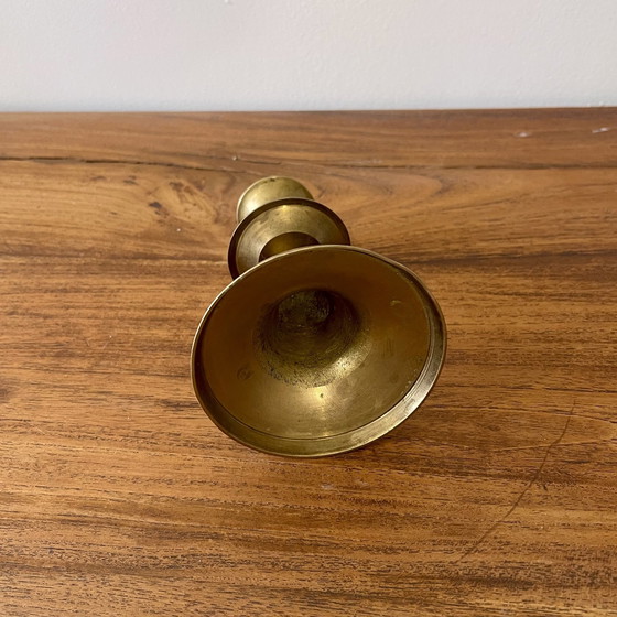 Image 1 of Low Brass Candle Holder