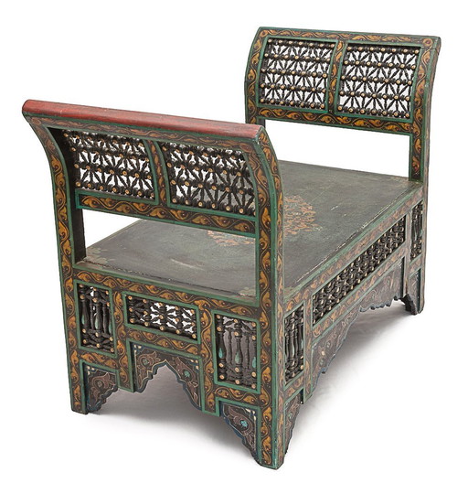 Oriental bench seat