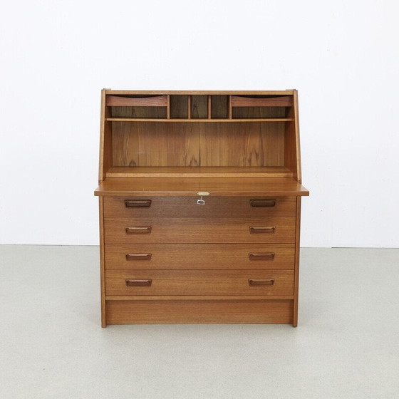 Image 1 of Vintage teak secretary desk, Denmark 1960