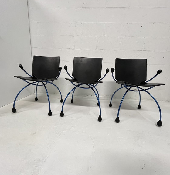 Image 1 of 3X Chair "Gigi," Pierre Mazairac And Karel Boonzaaijer For Hennie De Jong