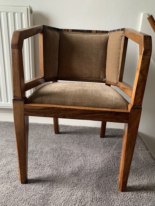 Amsterdam Walnut Chair 1910-1930