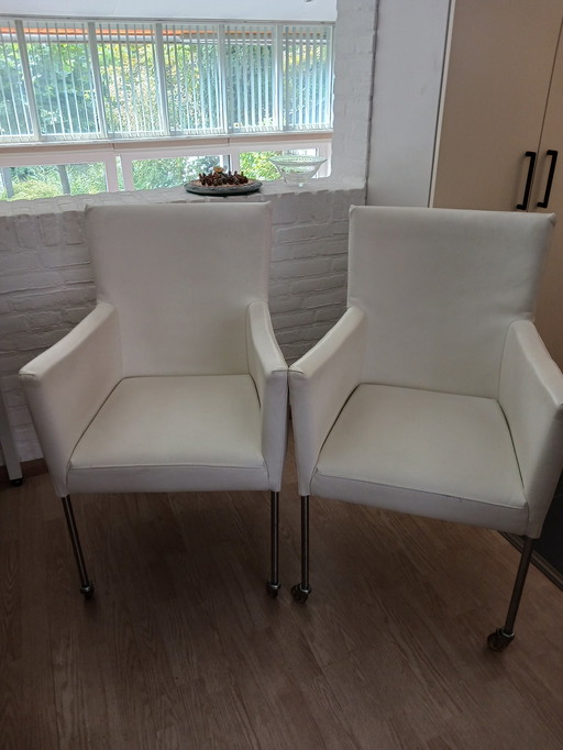 2x Creafort Ferrara armchairs