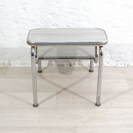 Image 1 of Mid-century stepladder for Maquet linoleum, chrome