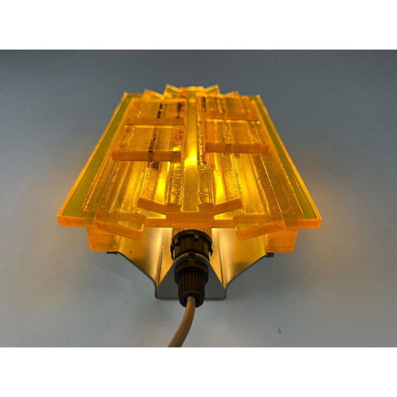 Image 1 of Vintage translucent acrylic wall lamp by Claus Bolby for Cebo Industri, Denmark 1960