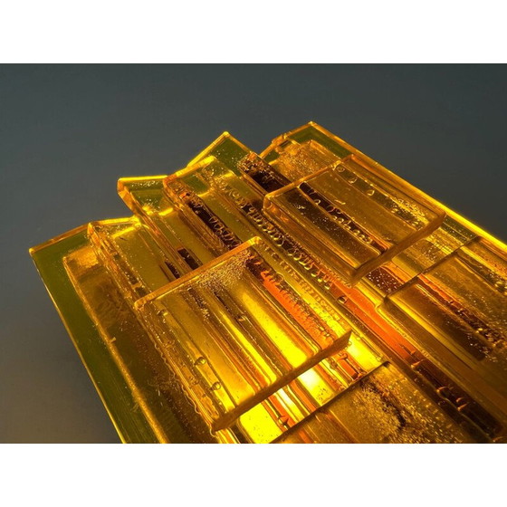 Image 1 of Vintage translucent acrylic wall lamp by Claus Bolby for Cebo Industri, Denmark 1960