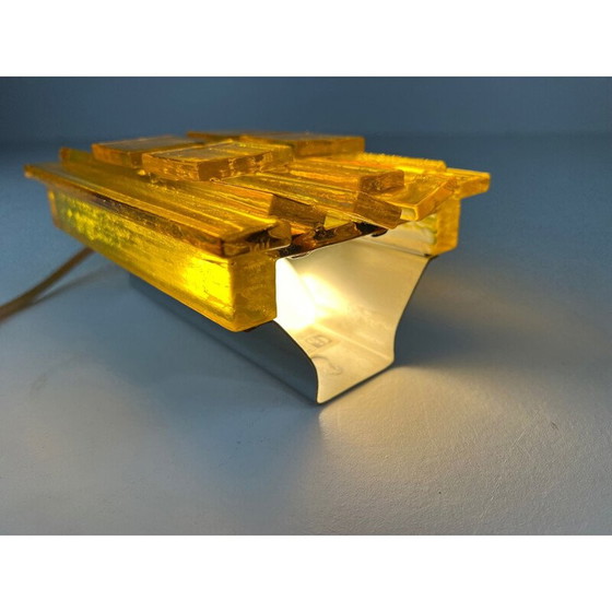 Image 1 of Vintage translucent acrylic wall lamp by Claus Bolby for Cebo Industri, Denmark 1960