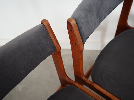 Image 1 of Set Of Six Teak Chairs, Danish Design, 1960S, Production: Denmark