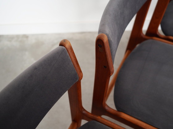 Image 1 of Set Of Six Teak Chairs, Danish Design, 1960S, Production: Denmark