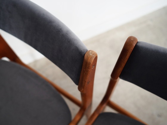 Image 1 of Set Of Six Teak Chairs, Danish Design, 1960S, Production: Denmark