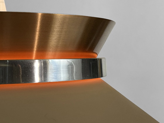 Image 1 of Aluminum Pendant Light By Carl Thore For Granhaga Metall. Sweden 1970S