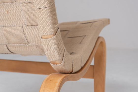 Image 1 of Eerste editie ‘Eva’ side chair door Bruno Mathsson voor Karl Mathsson, Zweden 1960s. 