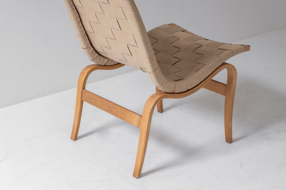 Image 1 of Eerste editie ‘Eva’ side chair door Bruno Mathsson voor Karl Mathsson, Zweden 1960s. 