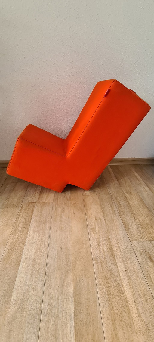 2x Lümmel tabouret/siège orange