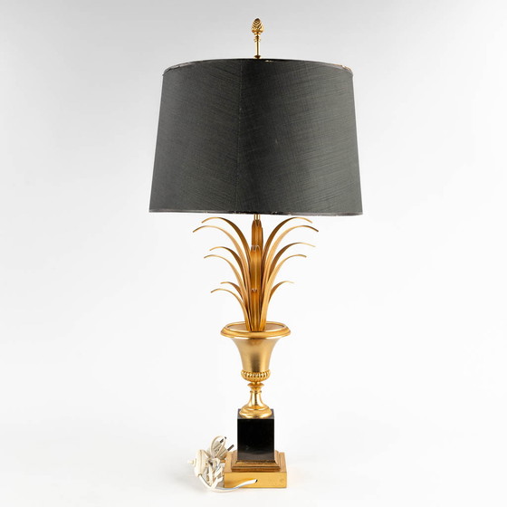 Image 1 of Hollywood Regency Table Lamp Attributed To Boulanger S.A.