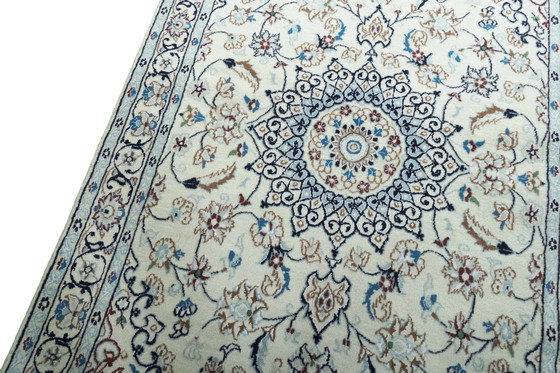 Image 1 of Hand Knotted Nain Carpet With Silk - 184 X 112 Cm