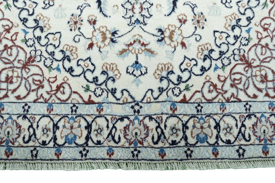 Image 1 of Hand Knotted Nain Carpet With Silk - 184 X 112 Cm