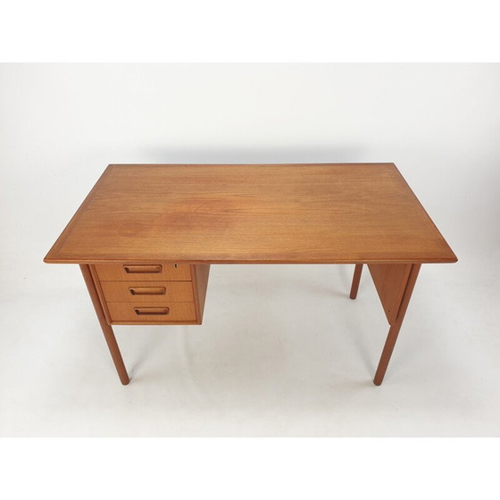 Image 1 of Danish vintage teak desk by Gunnar Nielsen Tibergaard, 1960s
