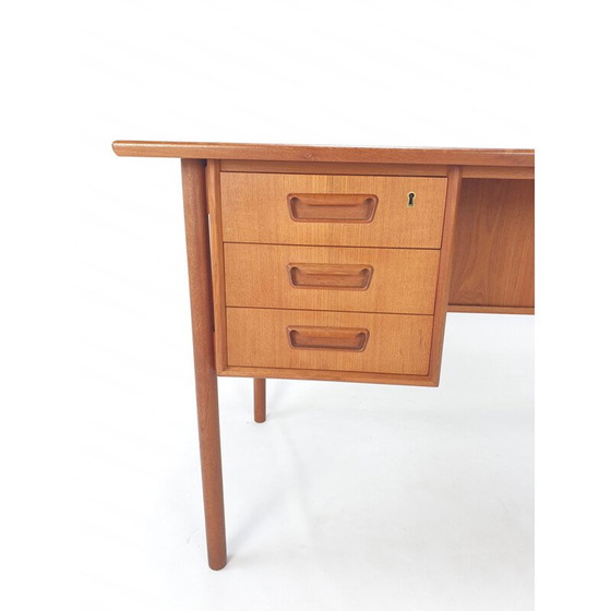 Image 1 of Danish vintage teak desk by Gunnar Nielsen Tibergaard, 1960s