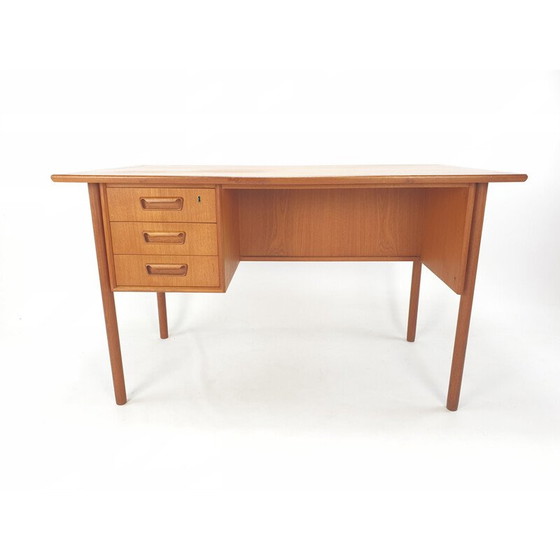 Image 1 of Danish vintage teak desk by Gunnar Nielsen Tibergaard, 1960s