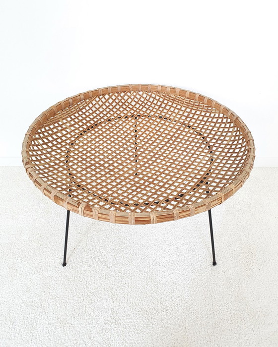 Image 1 of Artimeta Rattan Reading Basket / Side Table