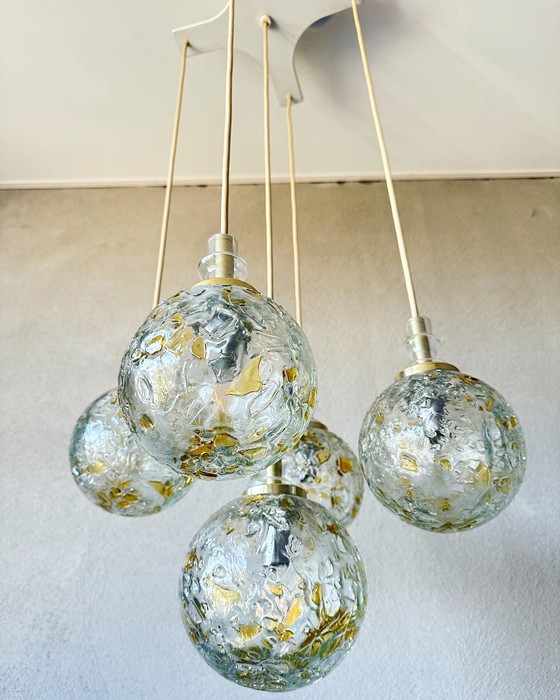 Image 1 of Lampe cascade vintage Doria