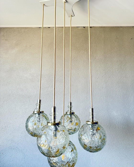 Image 1 of Lampe cascade vintage Doria