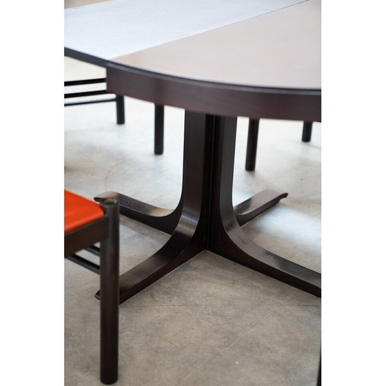 Image 1 of Vintage beech dining set, Italy 1980