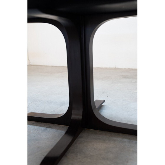 Image 1 of Vintage beech dining set, Italy 1980