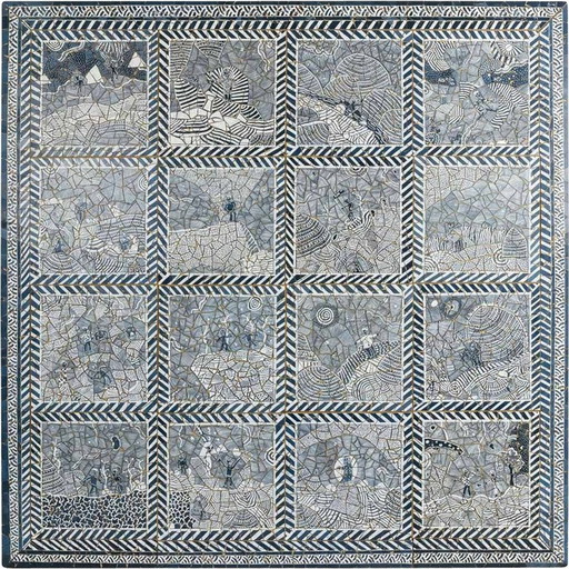 Vintage acrylic on vinyl by Guillaume Siméon