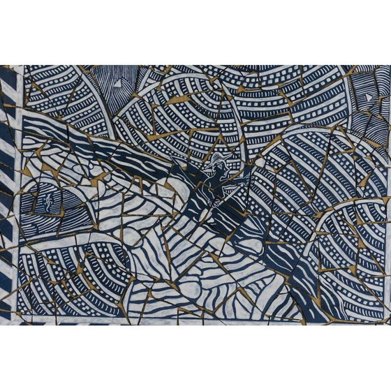 Image 1 of Vintage acrylic on vinyl by Guillaume Siméon