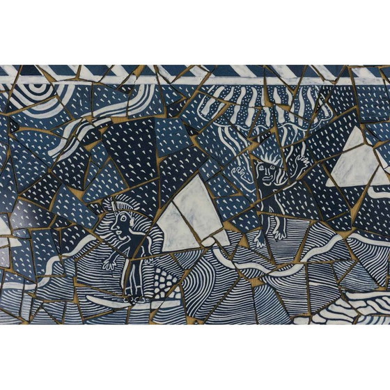 Image 1 of Vintage acrylic on vinyl by Guillaume Siméon