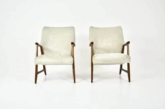 Image 1 of Pair Of Scandinavian Armchairs, 1960