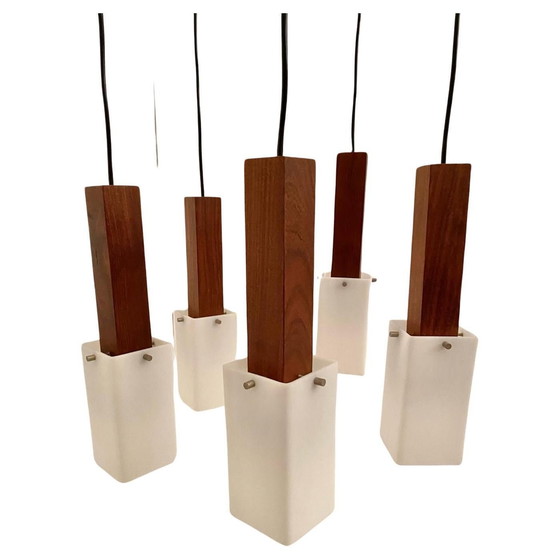 Image 1 of 1X Harvey Guzzini Rosewood Chandelier