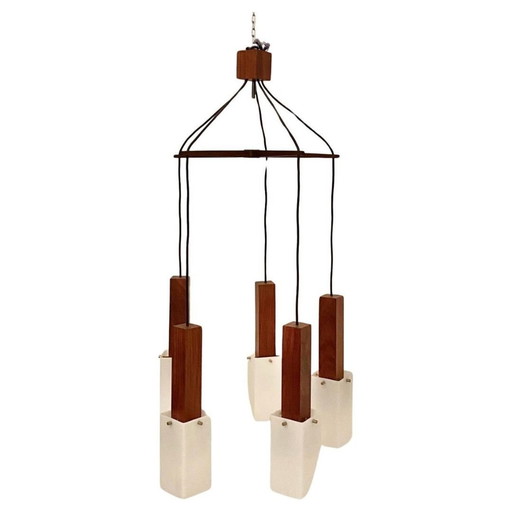 1X Harvey Guzzini Rosewood Chandelier