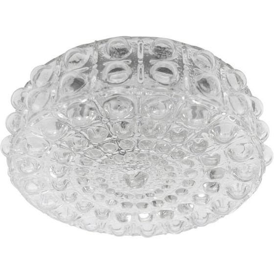 Image 1 of Vintage clear glass ceiling lamp by Helena Tynell, Germany 1960