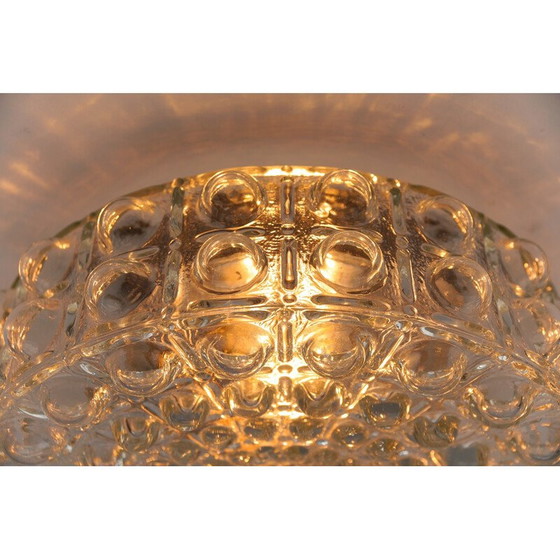 Image 1 of Vintage clear glass ceiling lamp by Helena Tynell, Germany 1960