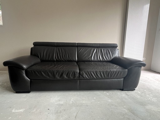 2 X Leather Bench