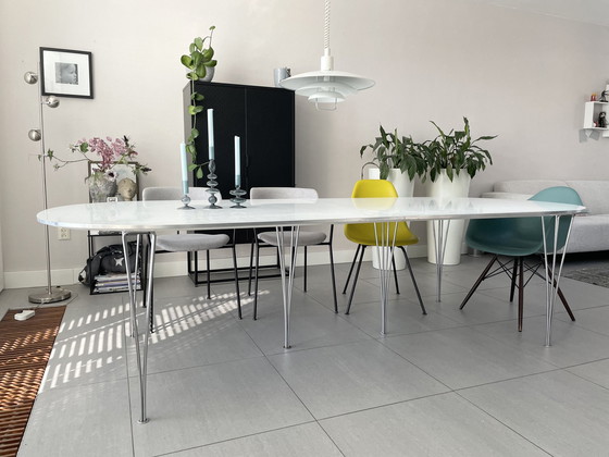 Image 1 of Fritz Hansen Superellipse Table White