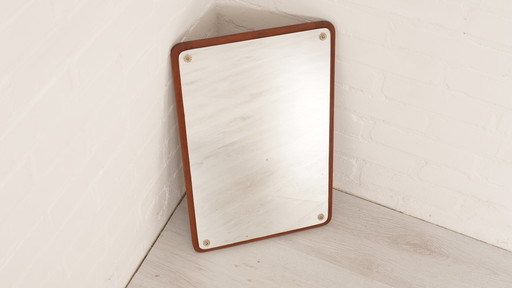 Vintage mirror | Teak | 48 cm