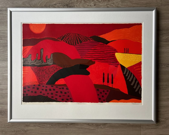 Image 1 of Screenprint Ronald Boonacker Framed