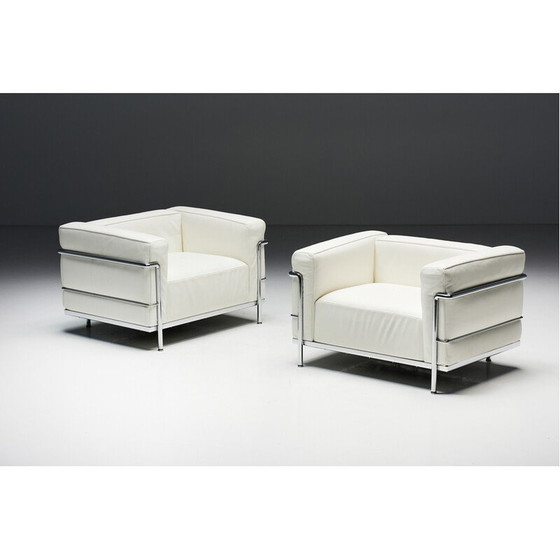 Image 1 of Vintage Lc3 armchair by Le Corbusier for Cassina, 1990s