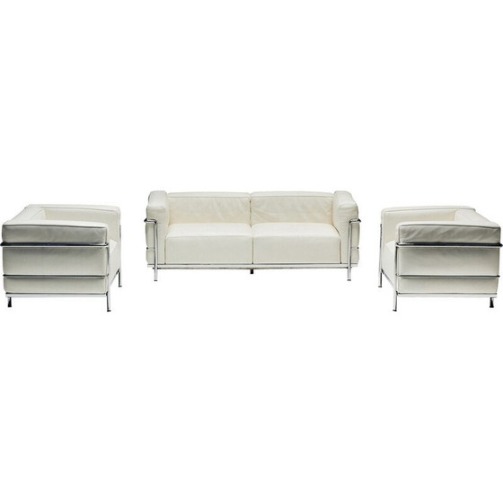 Image 1 of Vintage Lc3 armchair by Le Corbusier for Cassina, 1990s