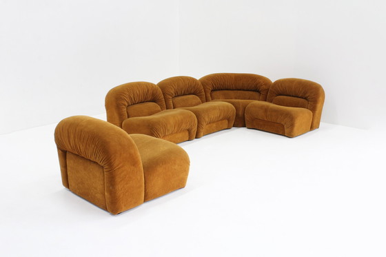 Image 1 of Vintage Italian Modular Elements Sofa 1970s