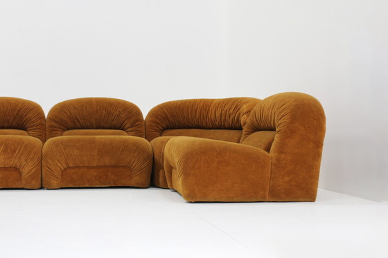 Image 1 of Vintage Italian Modular Elements Sofa 1970s